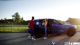 MILFY Fit Hot Soccer Mom Rides Inexperienced Coach's Thick BBC