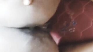 Indian desi aunty big tits and black nippels and our husband Doggy style sex