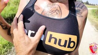 Footing and Fucking on the Bridge - 6 image