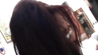 She likes amateur sex doggy style and screams happily