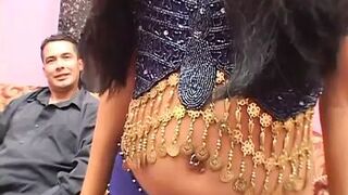 hot girl spoils two horny guys with her big cocks