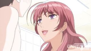 Step Mom Seduces her Little Stepson with her HUGE Breasts | Uncensored Hentai [Exclusive] - 4 image