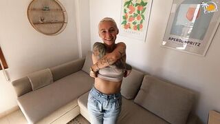 A horny single woman never says no to a handsome stranger...