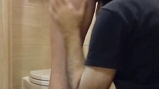 MILF Ass worship in the toilet - 5 image