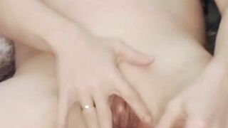 Spanish milf with a tremendous body, gets in her big dildo and takes cream out of her big juicy pussy and swallow