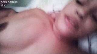 riding my inexperienced neighbor's fat cock so hard in cowgirl