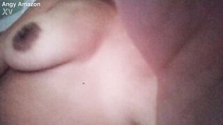 riding my inexperienced neighbor's fat cock so hard in cowgirl