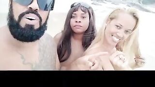 BEHIND THE SCENES OF A WONDERFUL DAY AT A NUDE BEACH, "XANDELLE AND THE HONEY FAIRY"