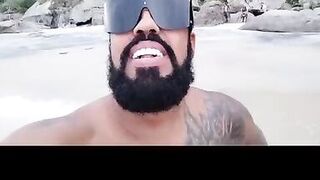 BEHIND THE SCENES OF A WONDERFUL DAY AT A NUDE BEACH, "XANDELLE AND THE HONEY FAIRY"