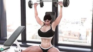 My Cute Roommate - Milf Gym Trainer - Massage # 32 - 2 image