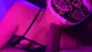 RedFantasies FREEBIES: Threw on my black slutty net outfit and went to suck dick