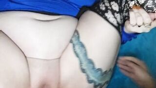 Sexy milf in lingerie gets pleased by her man