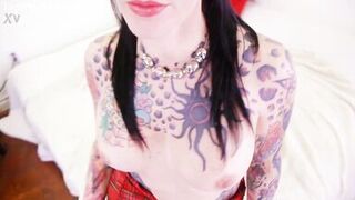 VINYL VIXON Big Dick POV Blowjob and Cum Load Swallow