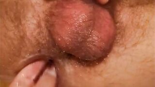 Horny wife fisting husband