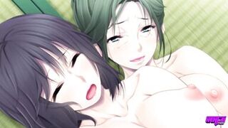 Tatsuhito Finds His In-Laws In The Hot Spring But Didn't Expect Them To Crawl To Him For His Dick - HENTAI PROS