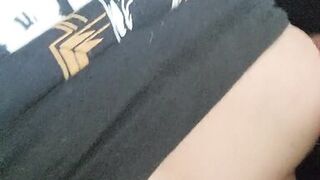 Clit Rubbing Orgasm in the car wash