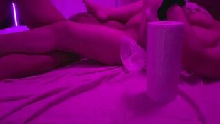 Stepson Caught His Big Tits Mom Masturbating Then Fucked Her And Cum Inside Her Pussy