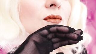 Asmr Video: Lipstick, Mesh Gloves and Lollipop (arya Grander)