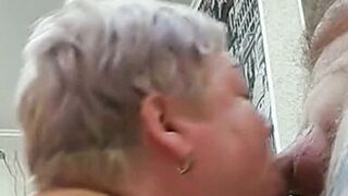 I love sucking my son-in-law's cock and taking cum in my mouth and on my face