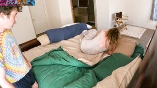 Stepmom shares bed with stepson to make room for the cousins