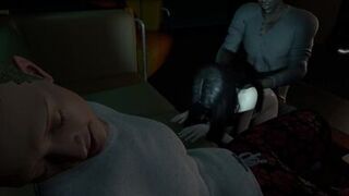 Getting fucked next to husband.