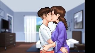 Summertime Saga #122 - HORNY CHUBBY MATURE MILF RIDE DICK UNTIL SHE CUMS