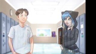 Summertime Saga #122 - HORNY CHUBBY MATURE MILF RIDE DICK UNTIL SHE CUMS