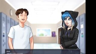 Summertime Saga #122 - HORNY CHUBBY MATURE MILF RIDE DICK UNTIL SHE CUMS - 14 image