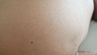 Waking Up My Wife By Spreading Sperm Between Her Legs And Fingering Her Shaved Pussy Until She Moans Loudly