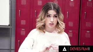 DEVILS FILM - Naughty MILF Teacher Rachael Cavalli Has Threesome With Her 18yo Students