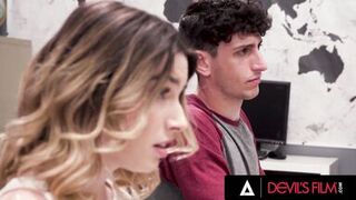 DEVILS FILM - Naughty MILF Teacher Rachael Cavalli Has Threesome With Her 18yo Students - 3 image