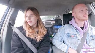 A village hitchhiker girl pays for his fare in kind.