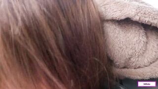 A village hitchhiker girl pays for his fare in kind.