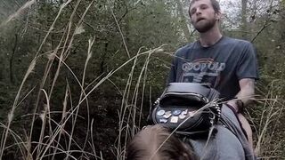 Public compilation sexy bbw doggystyle creampie on nature trail outdoors and use remote vibrator on fat wet pink pussy in car - 5 image