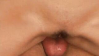 Sexy babe rides a hard cock while straddling a chair