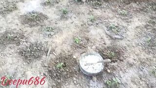 Bhabhi ki khet me chufayi, the Indian housewife sex in field.