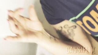 My beach tennis teacher couldn't stand seeing my big ass and had a hard-on during class!