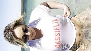 My beach tennis teacher couldn't stand seeing my big ass and had a hard-on during class!