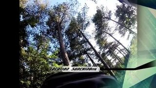 UDA Hot Milf housewife gets fucked hard outside in the woods