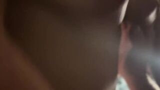 Mummy with her bouncy saggy tits ride dick after party