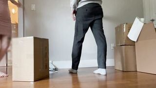 I pay the handyman with my mouth and pussy