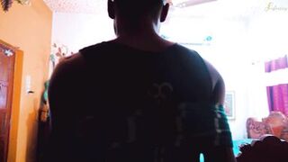 Husband's friend satisfied his wife by giving her massages and sex