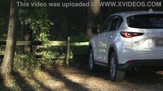 Trixie rubs one out in the parking lot - 8 image