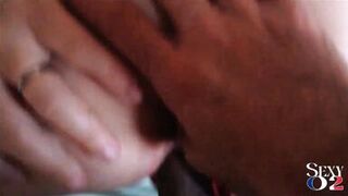 1641 - White Amateur Slut, Satin Red Thong, Satin Dress, Doggystyle, Dirty Talk, POV