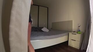 Wife Found Out About Her Husband's Intreason And Revenged By Fucking Her Neighbor. Real Home Cheating