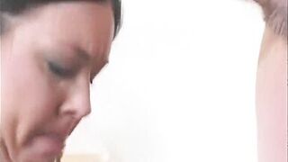 OMG HOW HE SHOOTS THE HOUSEWIFE'S ASS