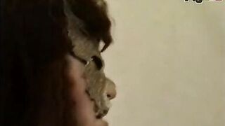 Sexy horny sex loving MILF with hot and wet hairy pussy in scene 04 from movie La tettona dal pelo folto