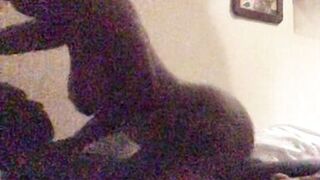 Sexy ebony milf plays and enjoys her toy boy BBC pt 1