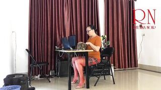 Monday in the office. Employee without panties. Tease, lick pussy, suck dick in the office. Naughty office. c11