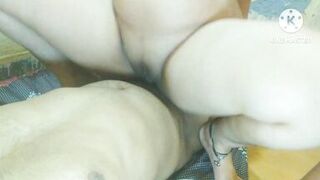 Sexy milf lady fucked hard with her house servant at night